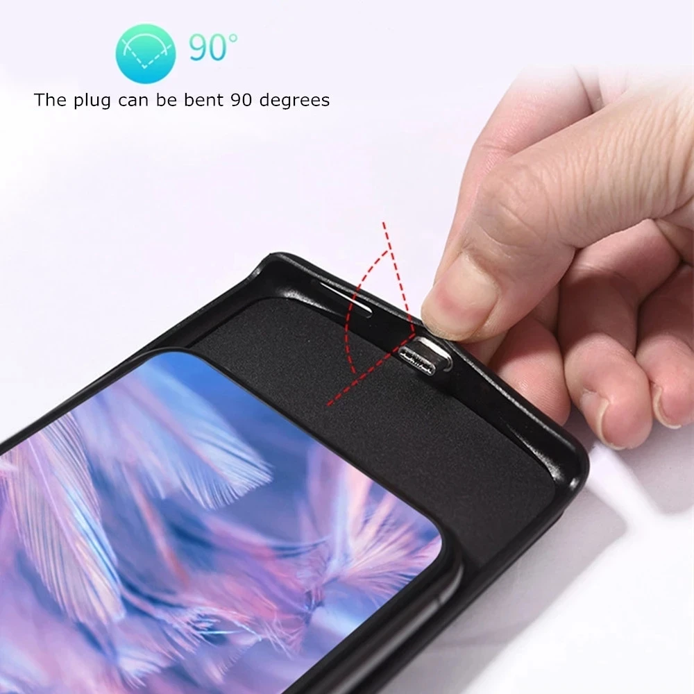 Battery Charger Cases For Xiaomi Poco M3 Pro Power bank Portable Silm Silicone Shockproof External Battery Charging Cover 4G 5G