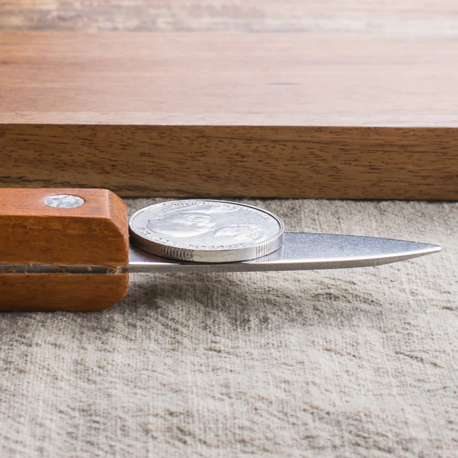 Нож для устриц из нержавеющей стали утолщенная деревянная ручка кожуры | Дом и