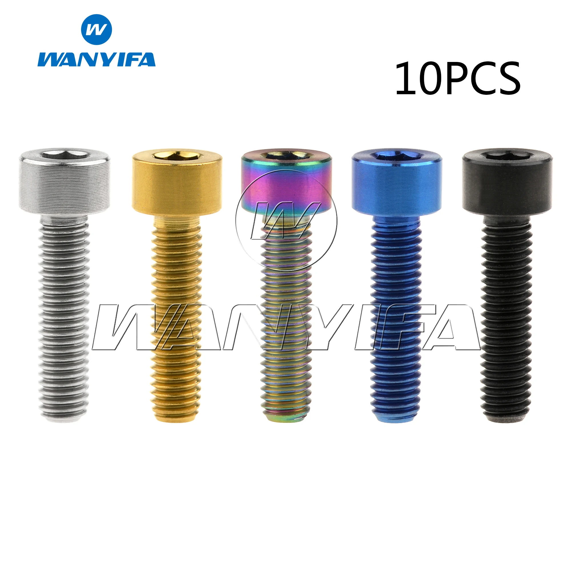 Wanyifa m5x20 мм титановая Шестигранная головка с шестигранным углублением Аксессуары
