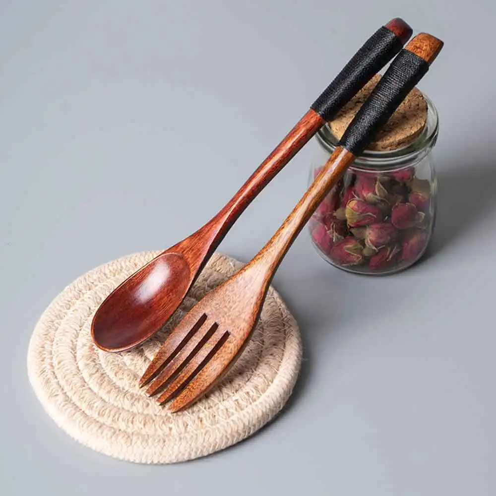 Высококачественная деревянная пищевая Десертная Вилка деревянные вилки