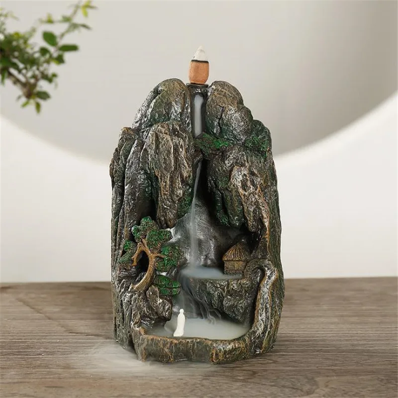Горелка для благовоний Водопад из смолы креативная лампа ароматерапии домашний