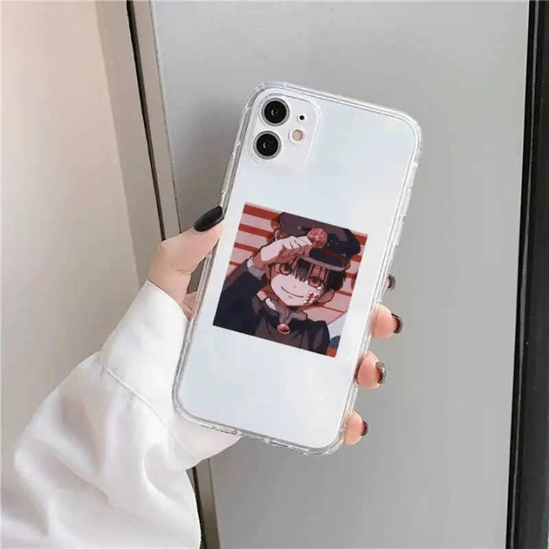 

Toilet bound hanako kun Phone Case Transparent for iPhone 11 12 mini pro XS MAX 8 7 6 6S Plus X 5S SE 2020 XR