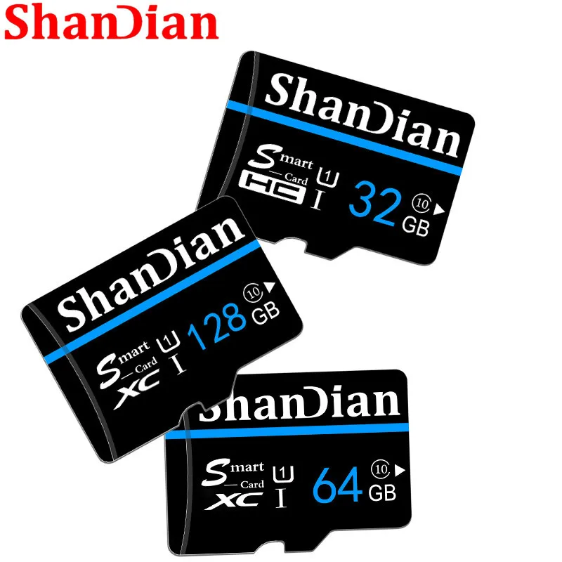 Карта памяти SHANDIAN 4 гб 128 64 microsd tf 32 16 SDXC SDHC Micro sd|Карты памяти| |