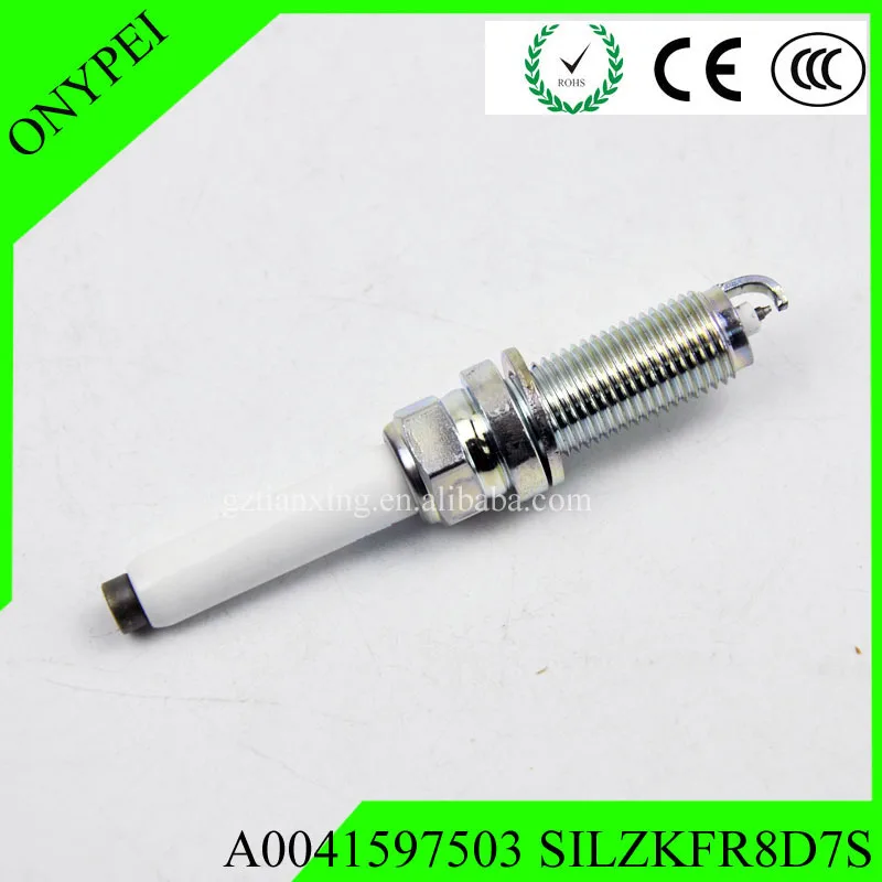 (4 шт.) иридиевая Свеча зажигания A0041597503 SILZKFR8D7S для Mercedes W176 W204 S204 W212 S212 C207|Свечи и