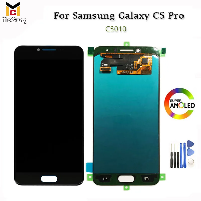5 2 &quotсупер AMOLED экран дисплея для SAMSUNG Galaxy C5 Pro C5010 ЖК-панель с сенсорным