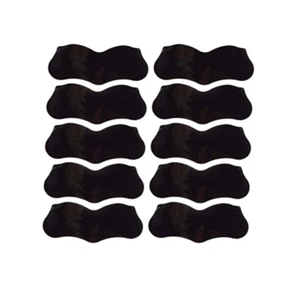 Black 10PCS Face Mask Blackhead Remover Nose Strips Pore Deep Cleasing Nose Sticker Nose Mask Charcoal Pore Strip Black Mask Stickers - Color: Black