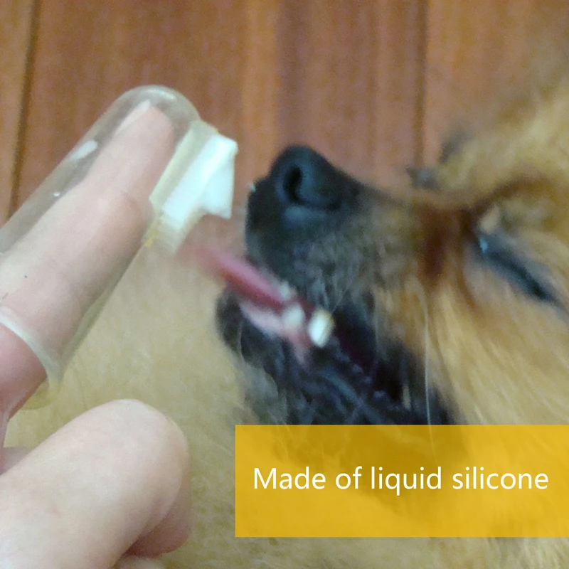 

5 Pieces/set Pet Finger Toothbrush Teddy Dog Brush Dog Cat Cleaning Supplies Super Soft Toothbrush For Dog Teeth Care