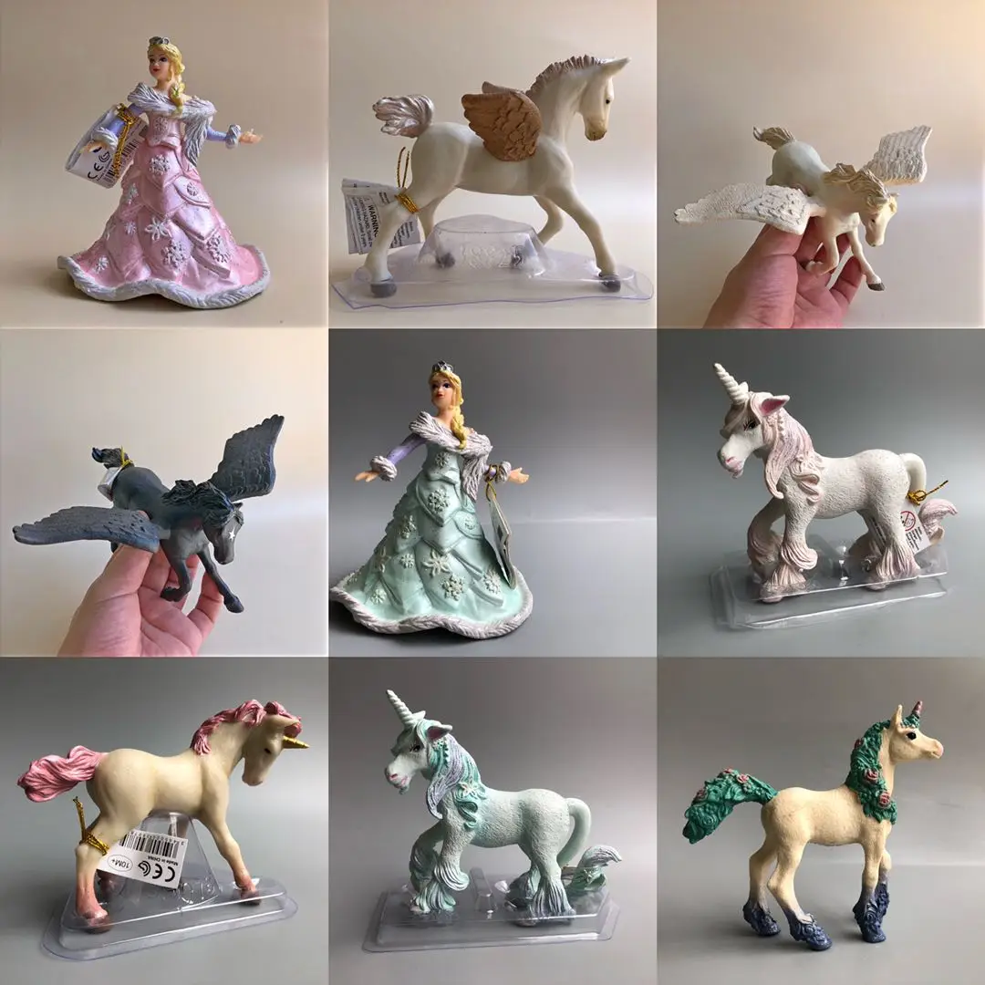 

French Mythical Unicorn Fairy Princess Simulation Model Toy Action Figure Finished Product Toys