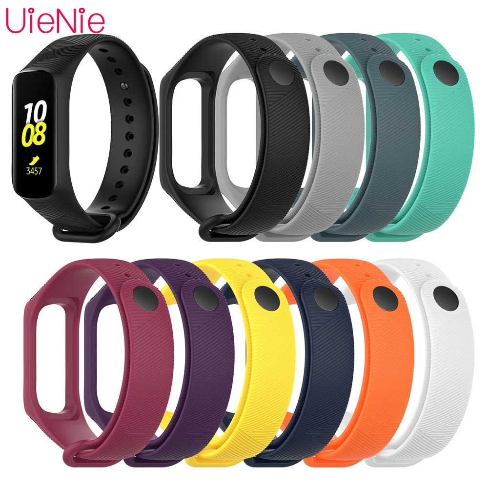 

Sports Soft Silicone Strap For Samsung Galaxy Fit e SM-R375 Smart Watch Adjustable Bracelet Wristband Replacement Accessories