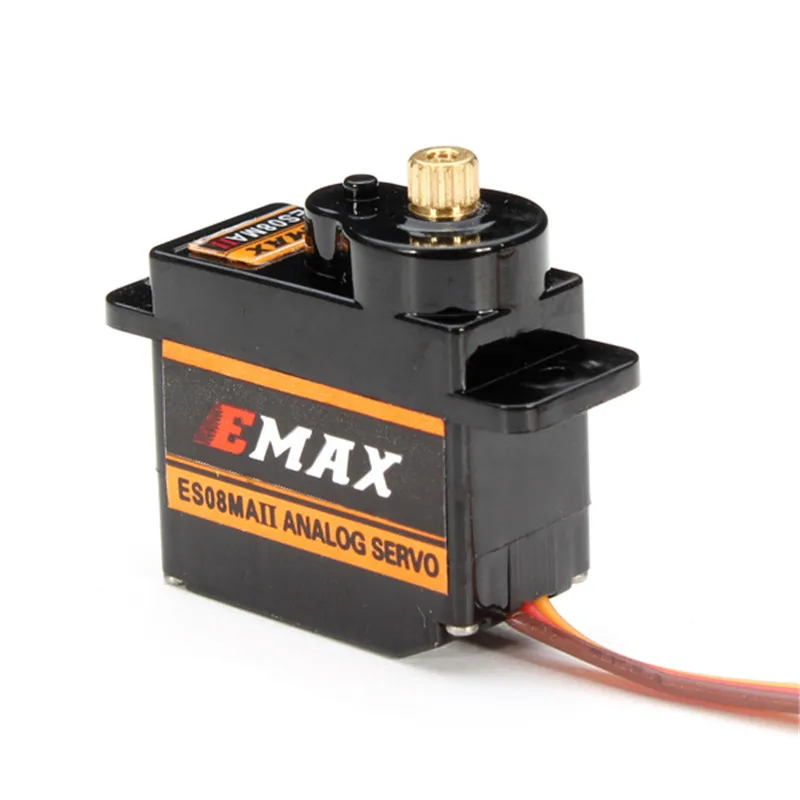 1 шт. EMAX ES08MA II 12g мини металлическая Шестерня Аналоговый сервопривод для модели