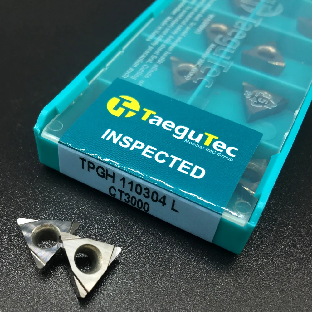 10 Uds TPGH110304 L CT3000 herramientas de torneado interno calidad Cermet TPGH inserto de carburo de torno herramienta de corte Tokarnyy plaquitas