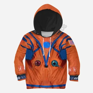 Space Astronaut Hoodies T-shirt 3D Printed Kids Sweatshirt Jacket T Shirts Boy Girl Funny Cosplay Costumes 02