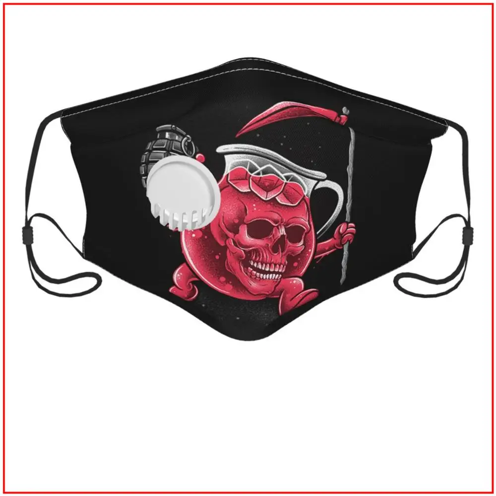 

Drink Of Death Halloween Kids Men Women face mask Reusable Breathable Cooling Designs Masks for Germ Protection