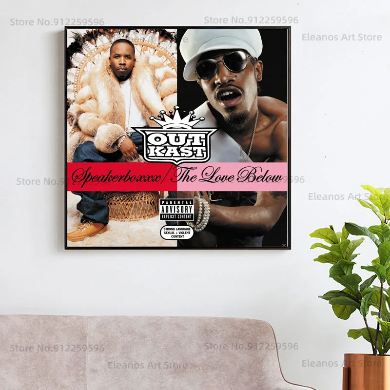 Популярный альбом Z413 Outkast atlinks настенный плакат в стиле хип-хоп со звездами