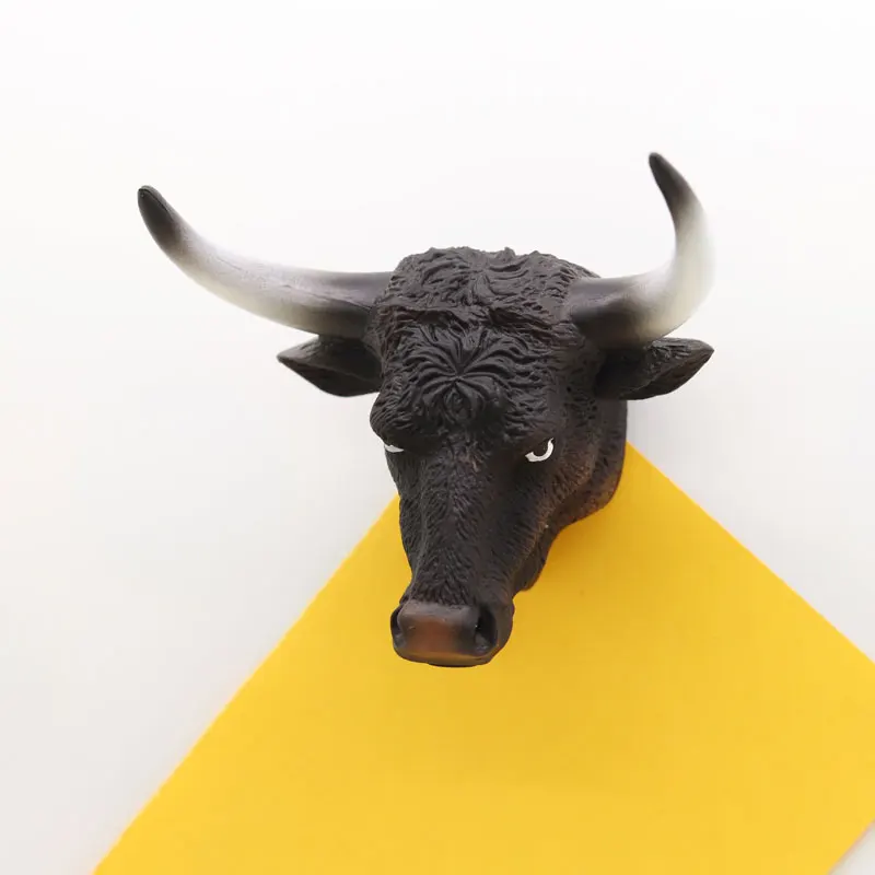 Магнит на холодильник с черными модели животных изящный рисунок бумажного