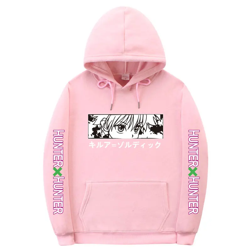 2020 японское аниме Hunter X Killua Eyes Leorio Kurapika Gon Hisoka пуловер хип хоп флисовые толстовки