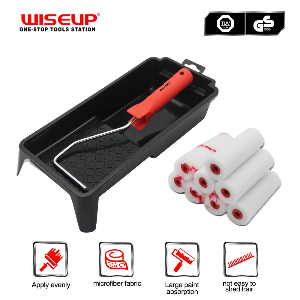 10 шт. миниатюрные накладки на ролики из микрофибры|Наборы для рисования| |