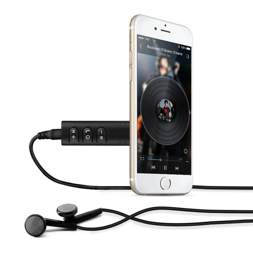 3,5 мм разъем для громкой связи Bluetooth автомобильный комплект беспроводной Aux Bluetooth приемник адаптер для наушников Iphone Ipad PC музыка MP3 динамик
