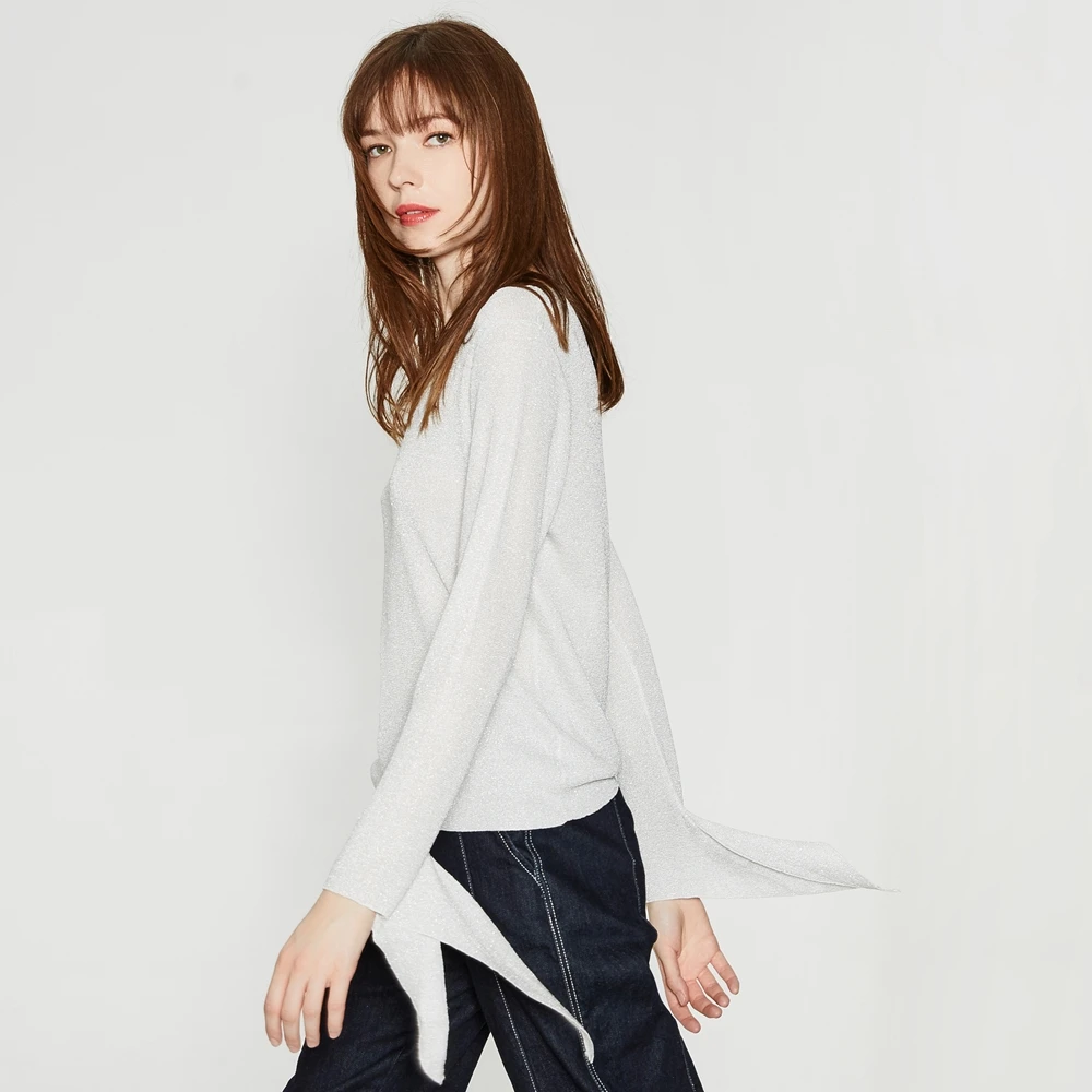 Me &amp city новый вязаный Однотонный свитер женские пуловеры на весну и зиму базовые