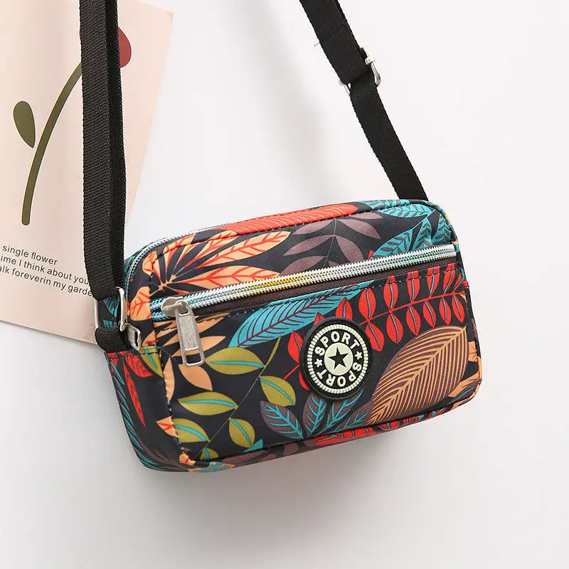 Нейлоновая сумка на плечо для женщин вместительный мессенджер модная