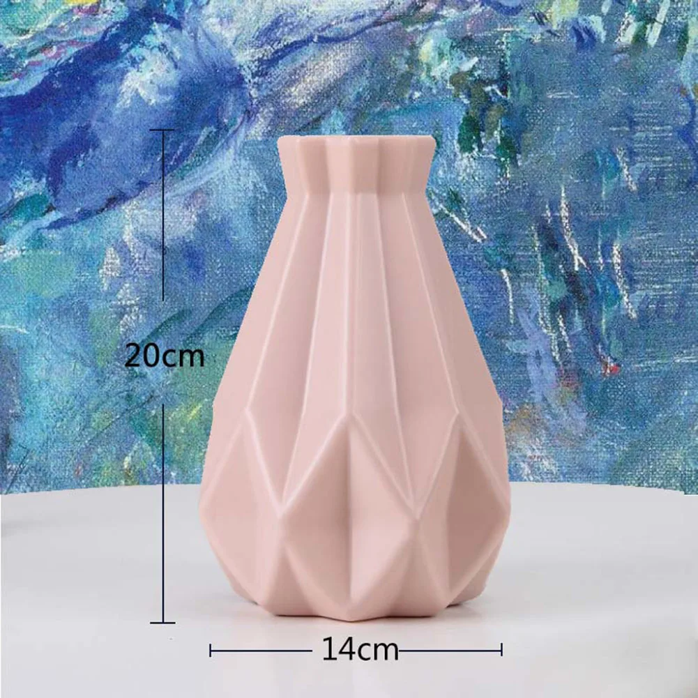 2019 легкий пластиковый Небьющийся Цветочный Горшок Ваза Цветочная корзина для