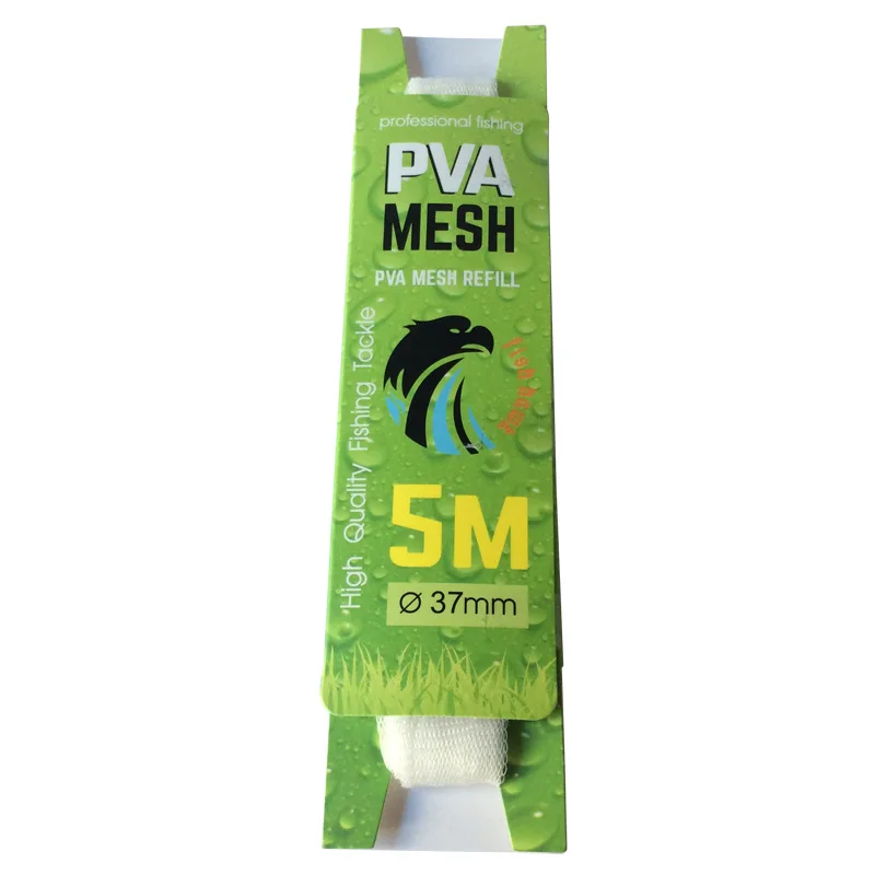 

1PCS Paper Card Installed Pva Water-soluble Net Nesting Device Fishing Gear Accessories 37mm Wide and 5m Long