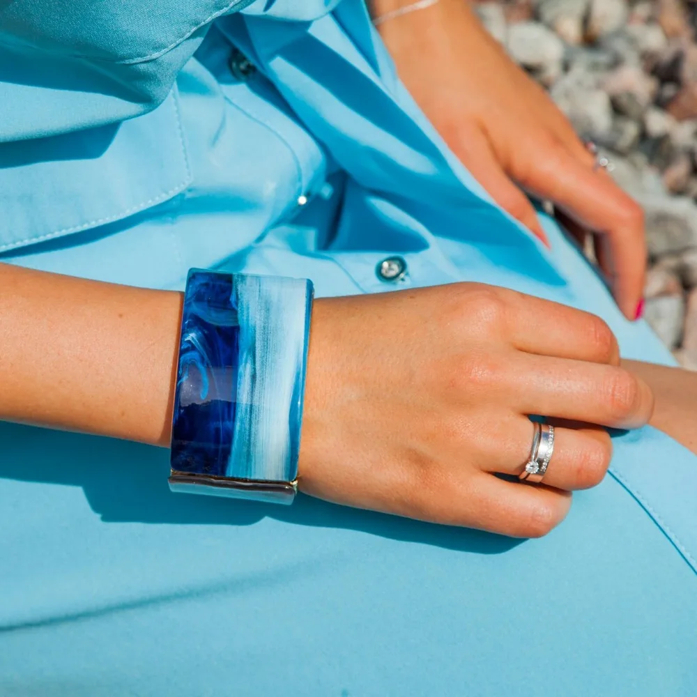 Новая синяя запонка браслеты и Carters Pulseira Feminina Love браслет Викинг для женщин Bileklik