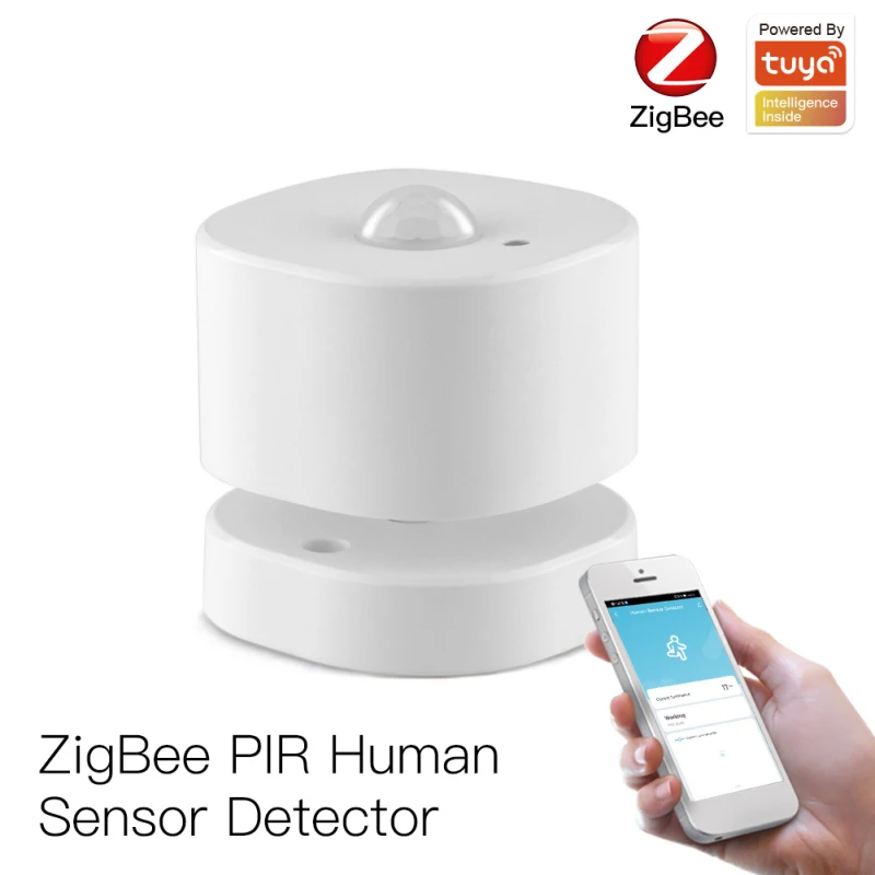 

Zigbee 3,0 Tuya миниатюрный интеллектуальный датчик движения человека, датчик движения тела PIR, детектор датчика, умная жизнь