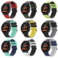 colorful smart watch strap replacement silicone watch band for garmin forerunner 220 230 235 620 630 735 watch repair parts