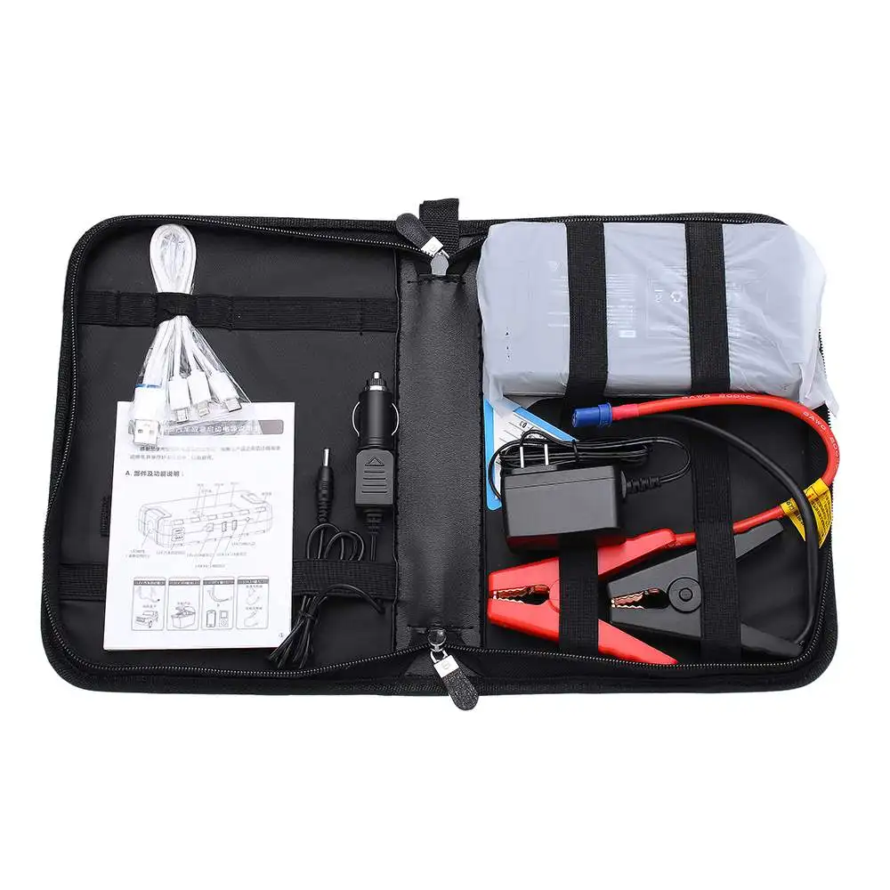 CARKU 1000A 16800mAh автомобильный стартер 12V светодиодный двойной USB аварийный внешний аккумулятор Комплект портативное автомобильное зарядное устройство