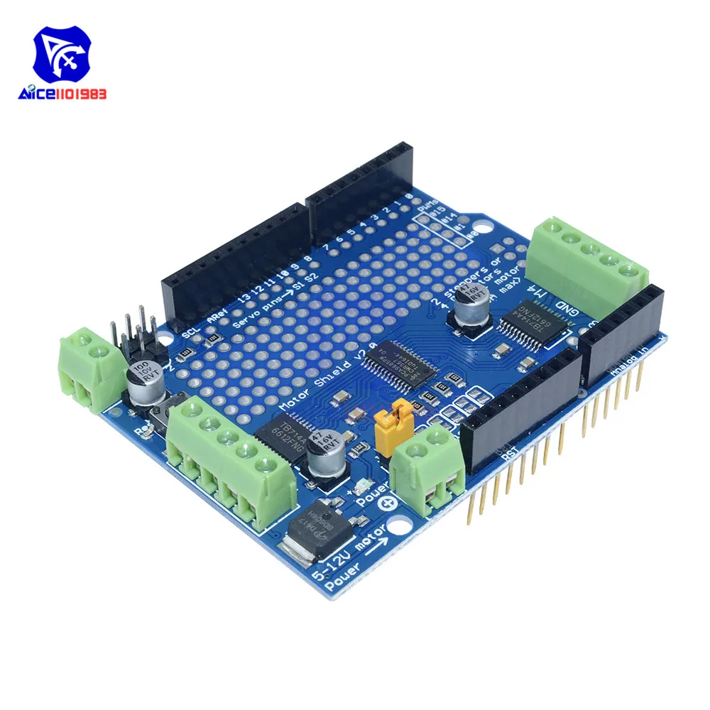 Модуль шагового двигателя diymore TB6612 MOSFET PCA9685 PWM плата расширения серводвигателя