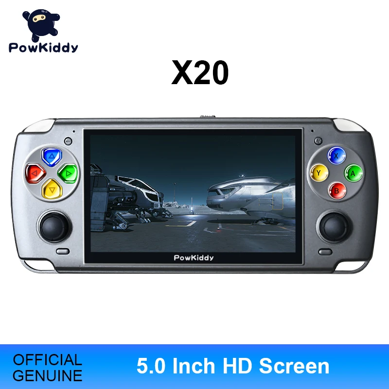 Игровая консоль POWKIDDY X20 Linux 5 0 дюйма IPS экран RK3128 ретро видео портативная игровая