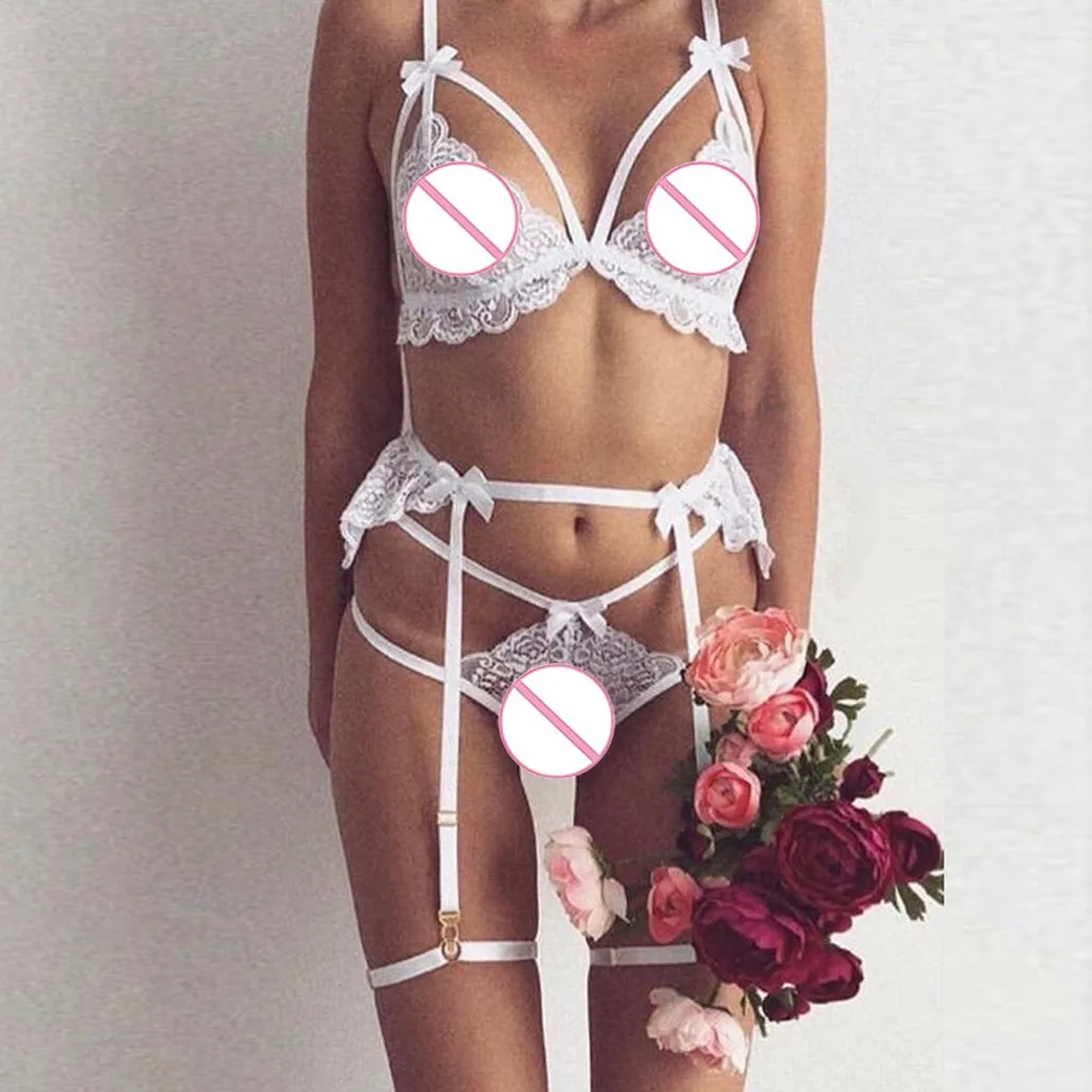 2019 Топ сексуальный комплект с бюстгальтером пуш-ап бюстгальтер бандаж черная