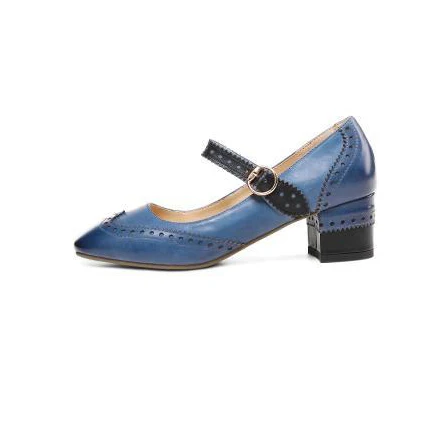 2020 весенние низкие Туфли с закрытым носком на толстом каблуке 5 см модные туфли