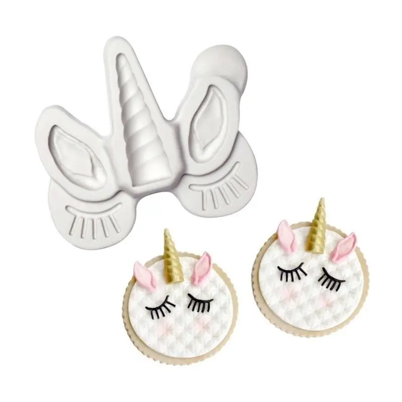 

Cake Tools Unicorn Horse Ear Silicone Molds Sugarcraft Chocolate Fondant Tool Sugarcraft Mould Kitchen Gadget Sets Accessories