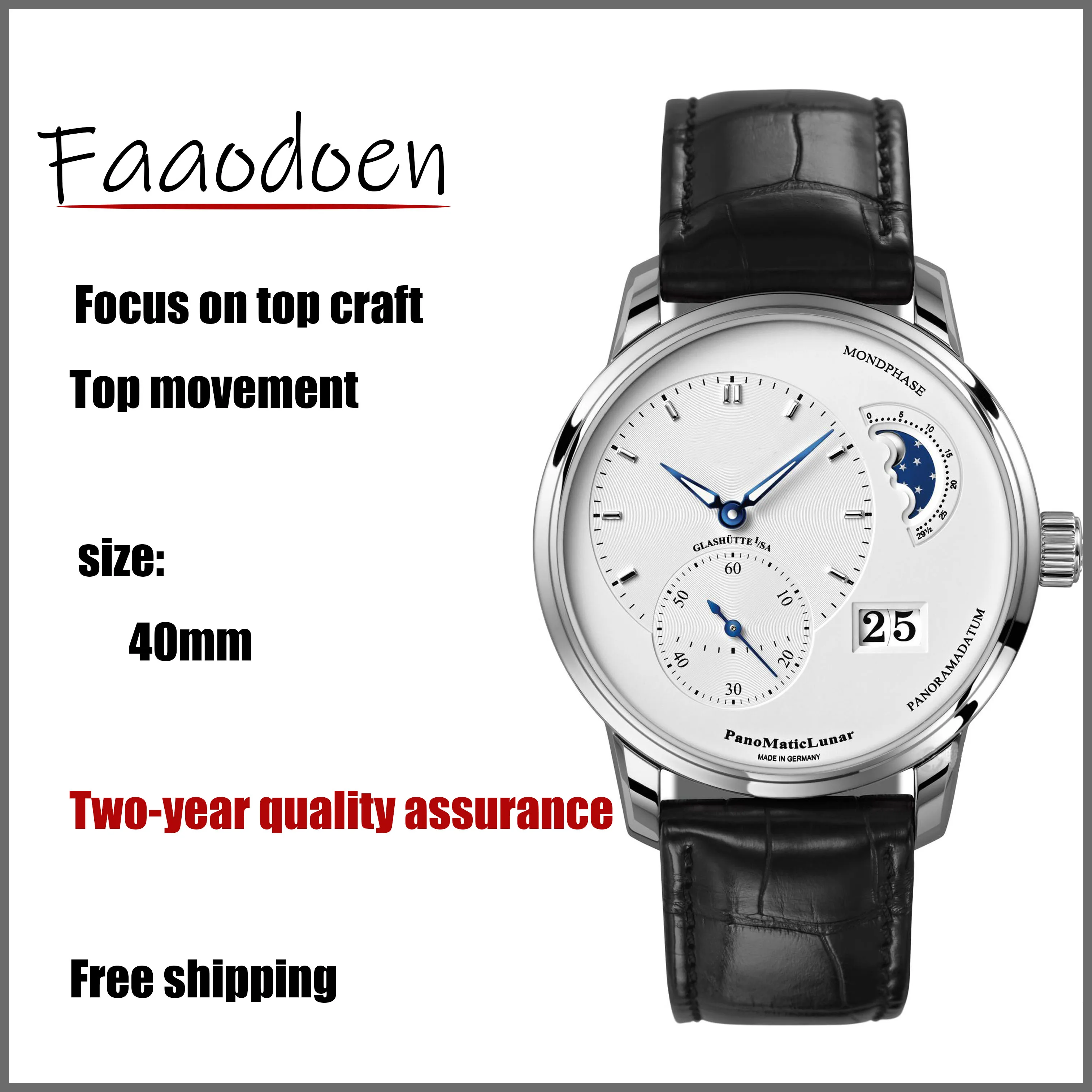 

500M Water Resistant 43.5mm Men's Sport Diver Watch PT5000 / NH35 Automatic Sapphire Stainless Steel 50Bar Big Heavy Wristwatch