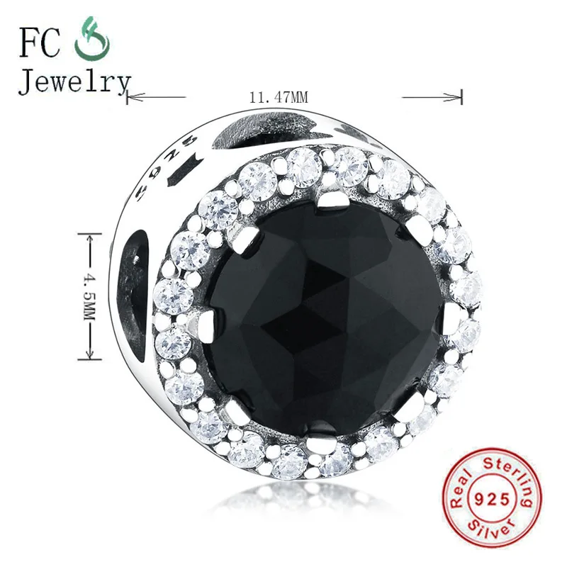 

925 Sterling Silver Sparkling Charm Beads Fit Original Charms Bracelet 925 Silver DIY Jewelry Women Berloque