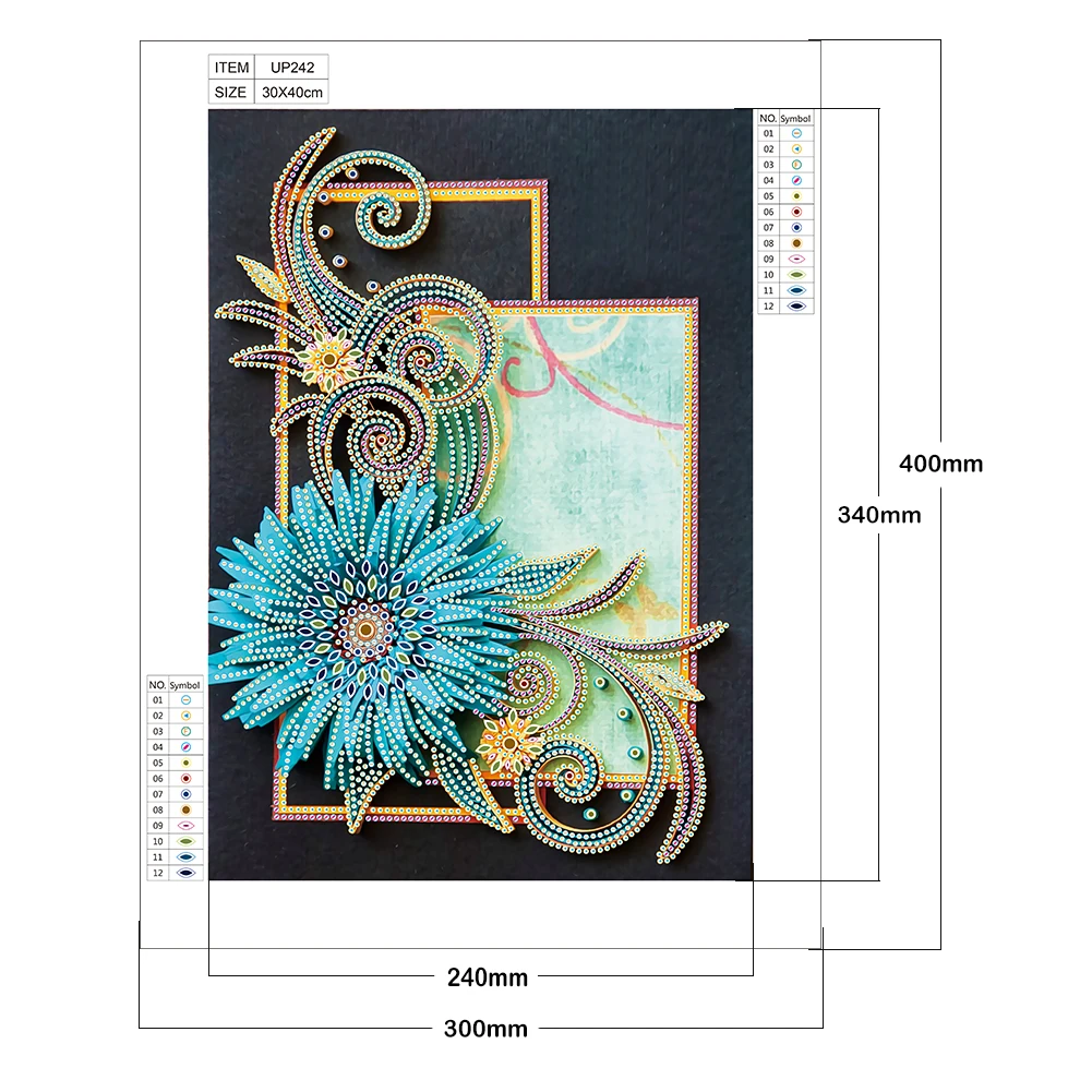 5D DIY Partial Special Shaped Drill Diamond Painting Quilling Paper Paint Flower Mosaic Kit Rhinestone Drawing Picture Home Deco | Дом и сад