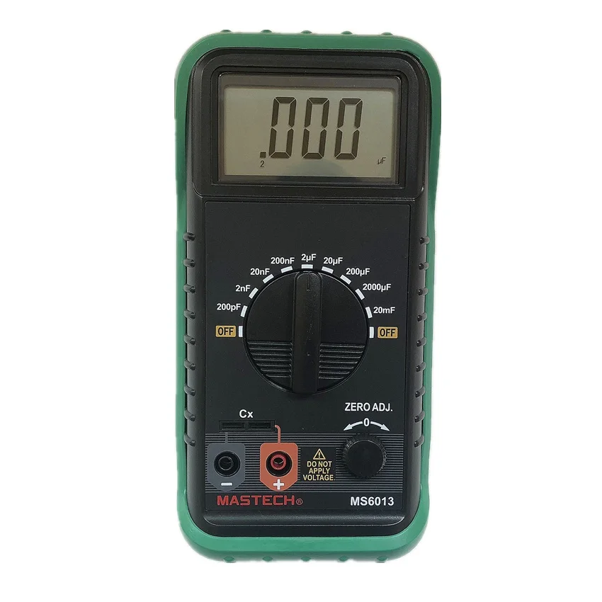 MASTECH MS6013 (MY6013A) Портативный цифровой измеритель емкости 3 1/2 от 200pF до 20mF |