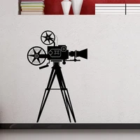 film camera wall decal home theater cinema movie vinyl sticker photo video game play room poster art decor mural 2229