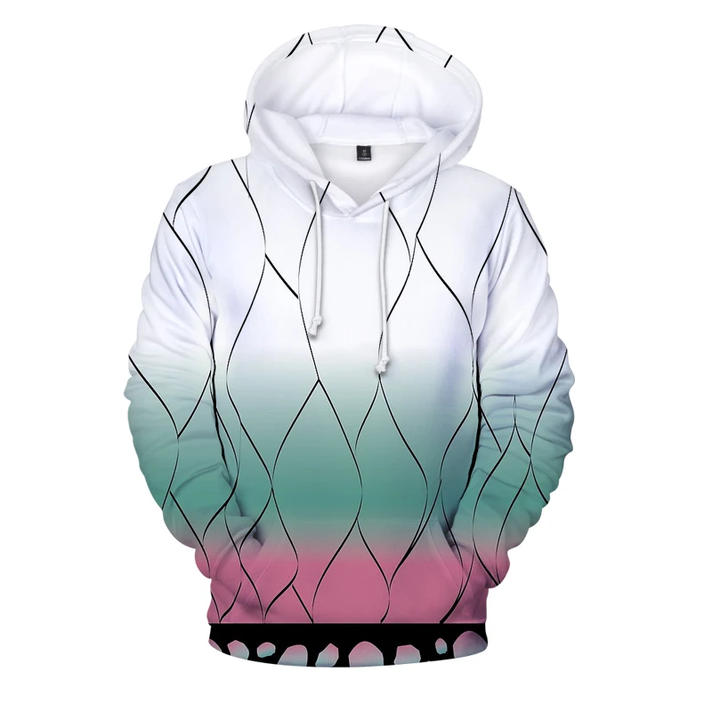 Толстовка с капюшоном для мужчин и женщин корейский стиль рассекающий демонов