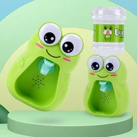 childrens mini drinking fountain toy sound lighting play house toy little frog simulation sound light drinking fountain