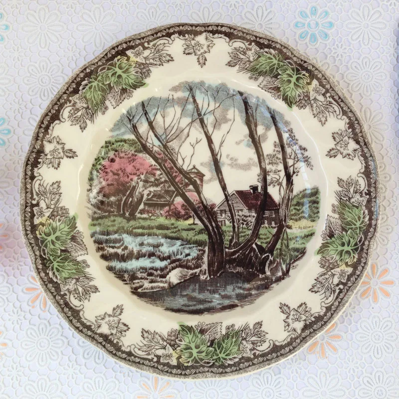 Керамические тарелки от jonson Brothers оригинальная одноместная джазовая усадьба