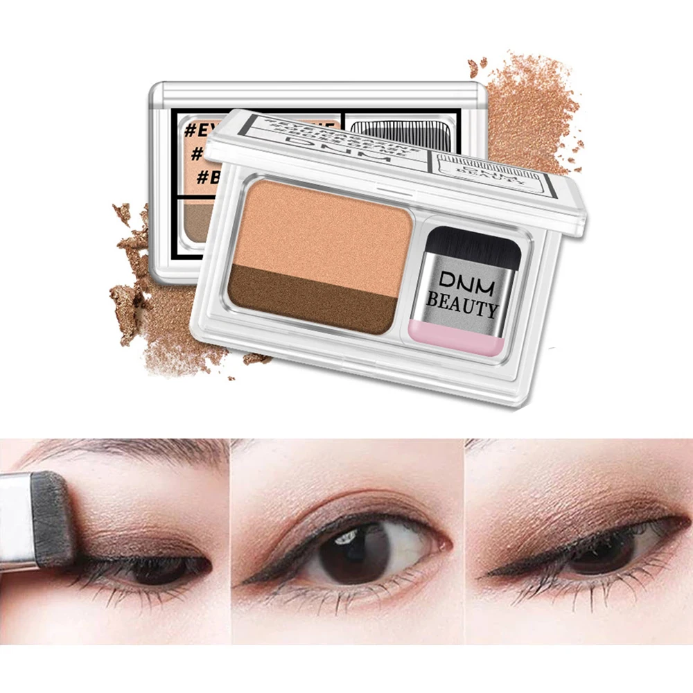 Палитра теней для век двойной цвет ленивые тени алмазные блестящие