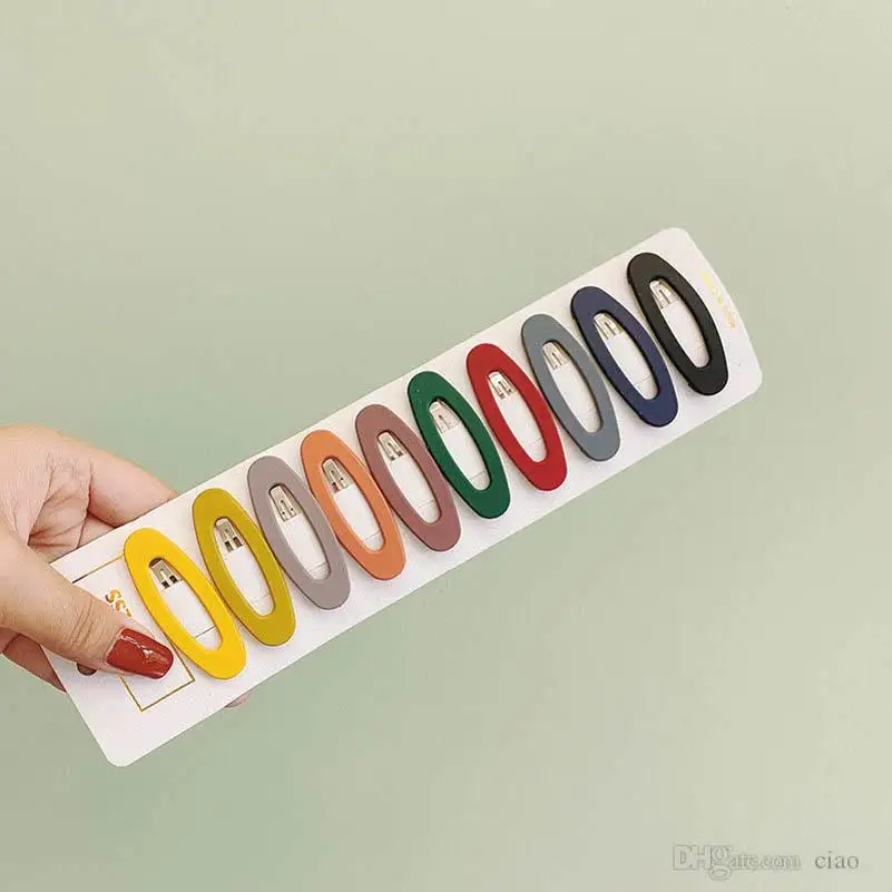 

INS Girls Hair Clips 10Pcs/Sets Fashion Kids Barrettes Jelly Candy BB Clip Hairclips Children Accessory Girls Hair Accessories