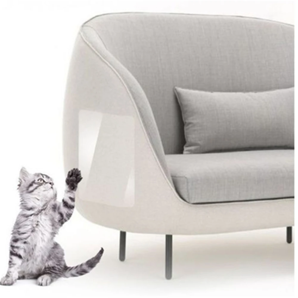 

6PCS Pet Cat Scratch Guards PVC Anti-Scratch Tape Pad Sofa Protection Pads Cats Stickers Pet Scratcher Pads Set For Furniture