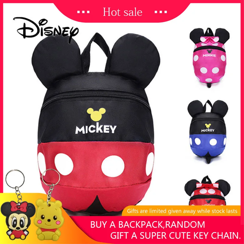 2019 Детский плюшевый рюкзак disney Милый Минни и Микки Маус плюшевая сумка мягкая