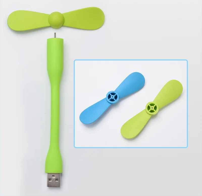 USB мини вентилятор Интерфейс вентиляторы яркой летней для Мобильный телефон