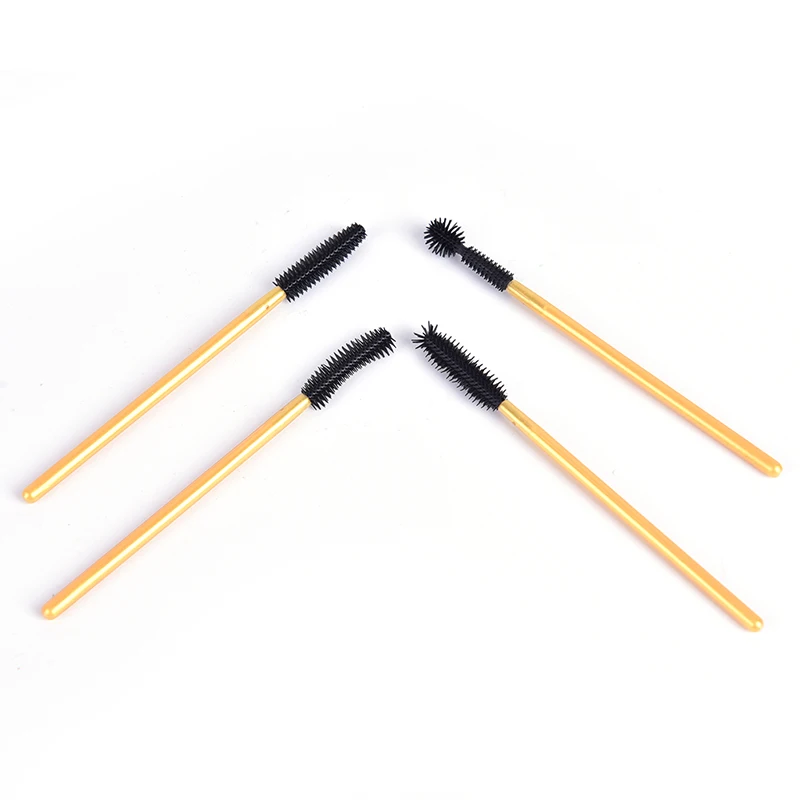 10 шт./лот премиум силиконовый макияж кисть для ресниц расческа тушь палочки