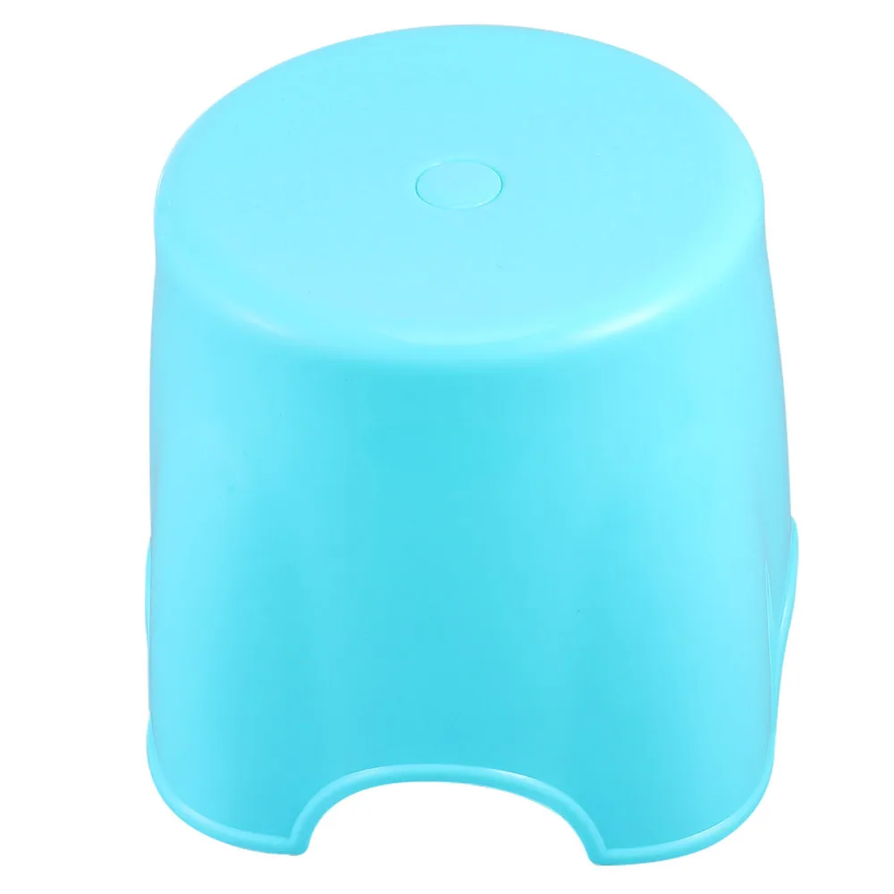 

Stool Thicken Stool Anti-slip Stool Round Shaped Design Stool for Living Room Home (Blue)